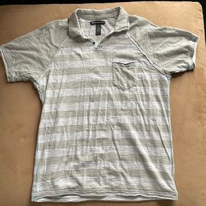 INC International Concepts Men’s Distressed Short Sleeve Polo Size M